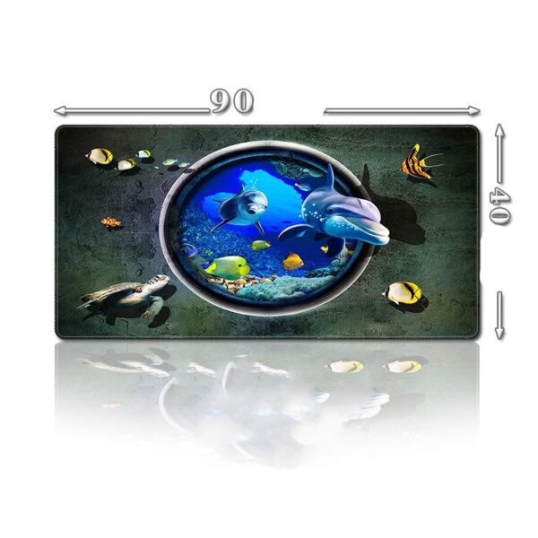 Oversized Thick 3D Pattern Gaming Mouse Pad - Imagen 7