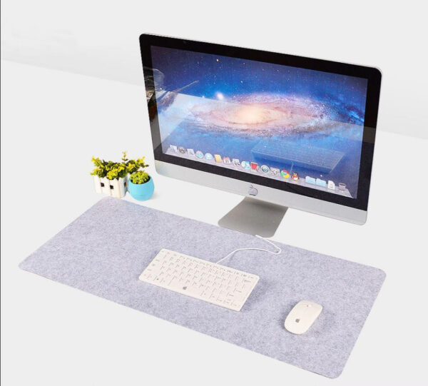 Thickened Felt Computer Desk Mat Simple Mouse Pad Gaming Desk Mat - Imagen 3