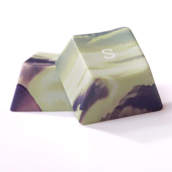 Sunset Starry Sky Keycaps PBT Five-Sided Sublimation Keycaps OEM Mechanical Keyboard Keys Personality Compatible With - Imagen 2