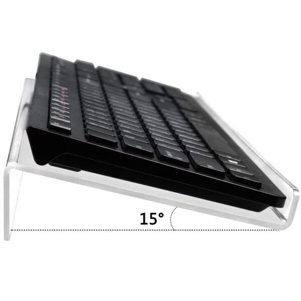 Soporte para teclado | Inclinable y Ergonómico | Transparente - Imagen 4