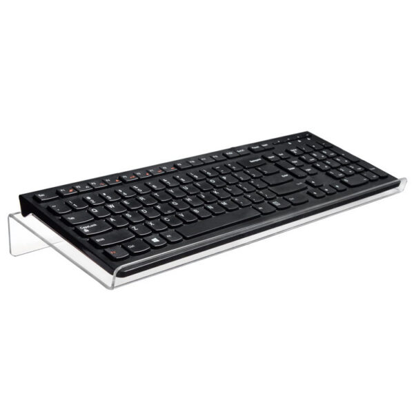 Soporte para teclado | Inclinable y Ergonómico | Transparente - Imagen 3