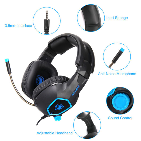 European And American Explosive Styles 2018 Latest Gaming Headphones - Imagen 5