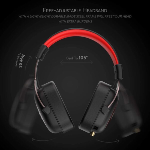 Redragon H510 Head-mounted 7.1-Channel Gaming Computer Gaming Headset Eats Chicken Earphones To Listen To The Sound Position - Imagen 3