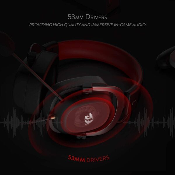 Redragon H510 Head-mounted 7.1-Channel Gaming Computer Gaming Headset Eats Chicken Earphones To Listen To The Sound Position - Imagen 4