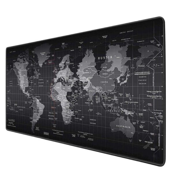 Gaming Computer Pad Large World Map Mouse Mat Big Desk - Imagen 3