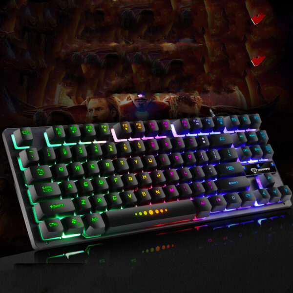 Eating Chicken Character Glowing Game Floating Keyboard - Imagen 2