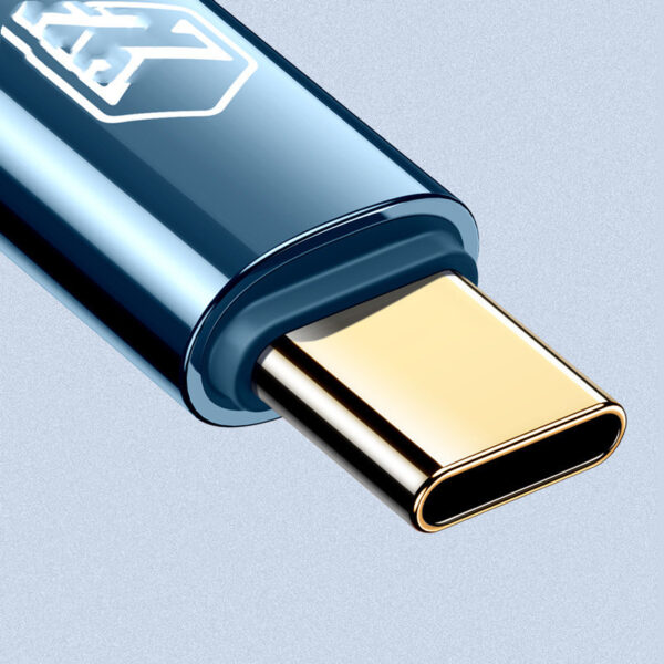 Meadow Firefox Series Type-C to Type-C Elbow Data Line Two-way blind plug PD line 100W - Imagen 2