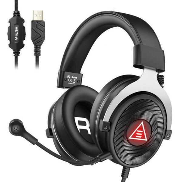 Computer Headset Game 7.1 Eat Chicken To Listen To Voice Debate Wired Headset - Imagen 2