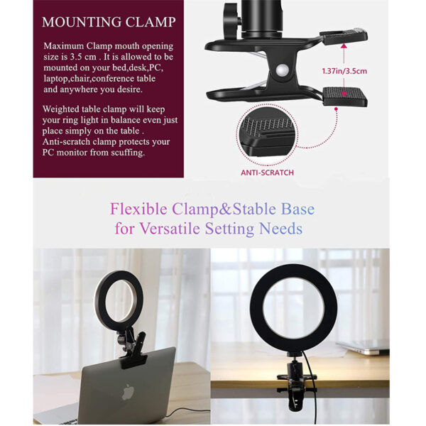 Cross Border Special Lighting For Desktop Clip Mobile Computer Video Conference - Imagen 5
