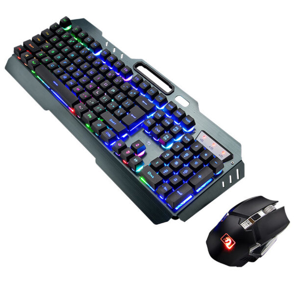 Xinmeng 670 Wireless Charging Keyboard And Mouse Set Game Luminous Keyboard And Mouse Set Cross-Border Ebay Amazon - Imagen 5