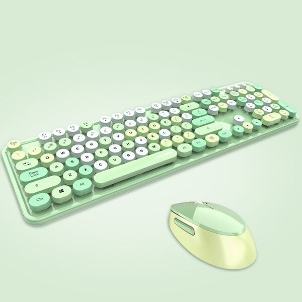 Ferris Hand Wireless Keyboard And Mouse Color Lipstick Punk Girl Cute Office Keyboard And Mouse - Imagen 3
