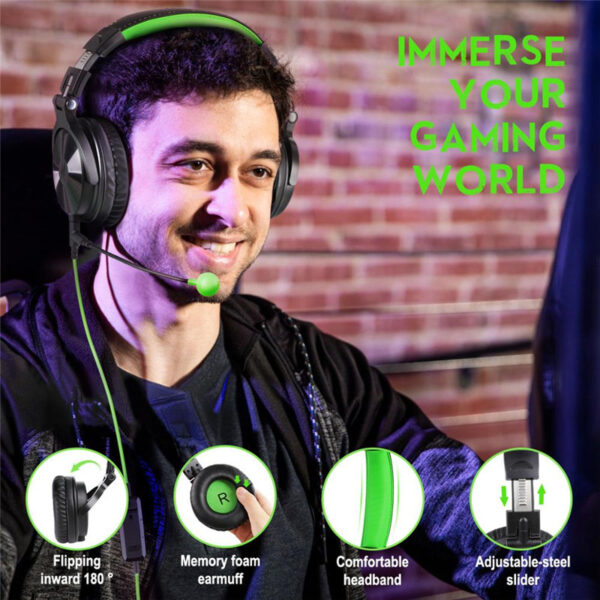 Oneodio Pro G Wired Headphones with Microphone Over Ear Gam - Imagen 5