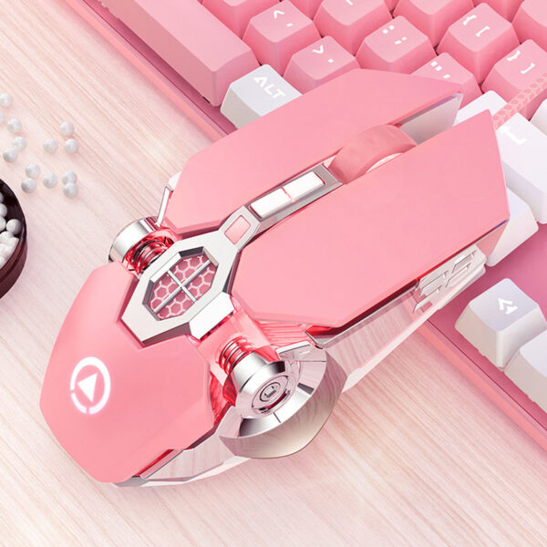 Mouse/Ratón Alambrico | Gaming Macro Pink - Imagen 5