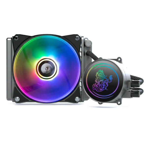 Kirin Computer CPU Water Cooling Radiator ARGB Fan 2 - Imagen 3