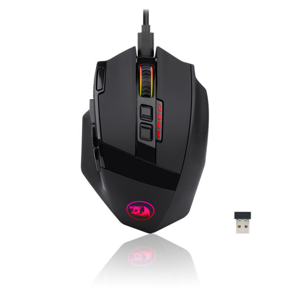 Redragon Red Dragon M801P Gaming Mouse Wired And Wireless - Imagen 5