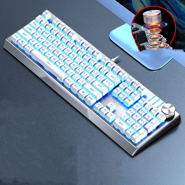 High Special Axis Wired Mechanical Keyboard 104-key Backlit Gaming - Imagen 5