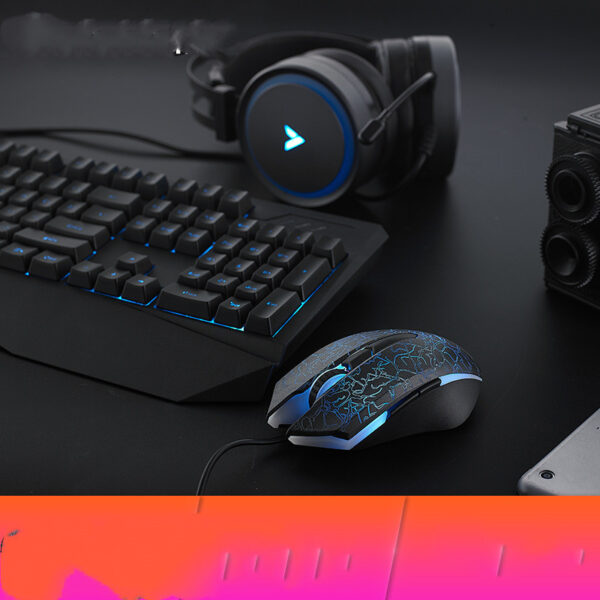 Gaming Keyboard And Mouse Three-piece Set, Mechanical Game, Internet Cafe, Internet Cafe - Imagen 8