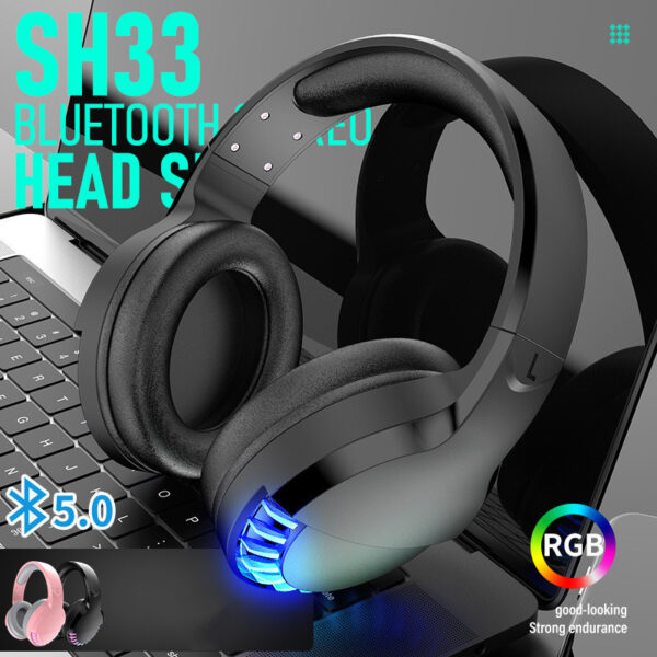 Head-mounted Mobile Phone Heavy Bass Noise Reduction Gaming Headset - Imagen 5