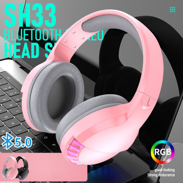 Head-mounted Mobile Phone Heavy Bass Noise Reduction Gaming Headset - Imagen 2