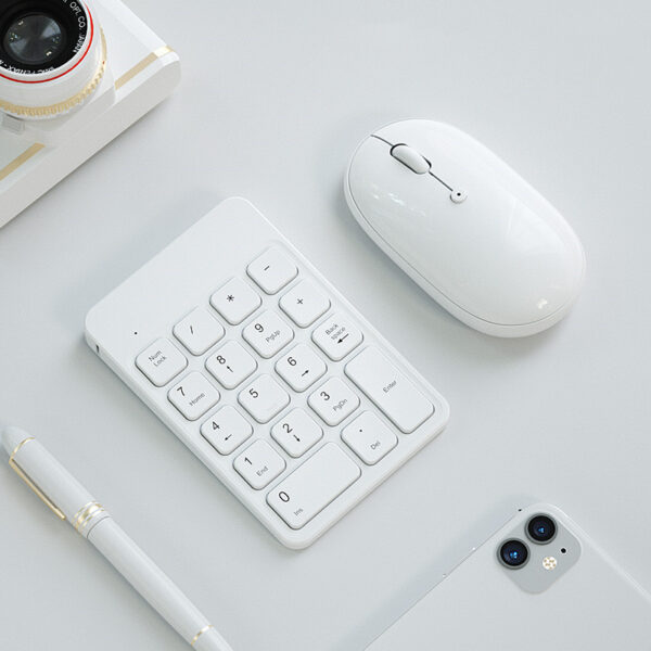 Compatible with Apple , Charging Wireless Bluetooth Digital Keyboard Mouse Apple Notebook - Imagen 8