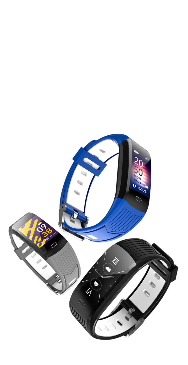 115Plus Smart Bracelet Weather Custom Dial Two-color Strap - Imagen 5