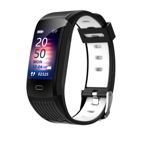 115Plus Smart Bracelet Weather Custom Dial Two-color Strap - Imagen 3