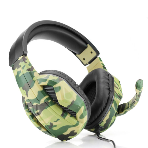 Fashion Wired Gaming Camouflage Headset - Imagen 3