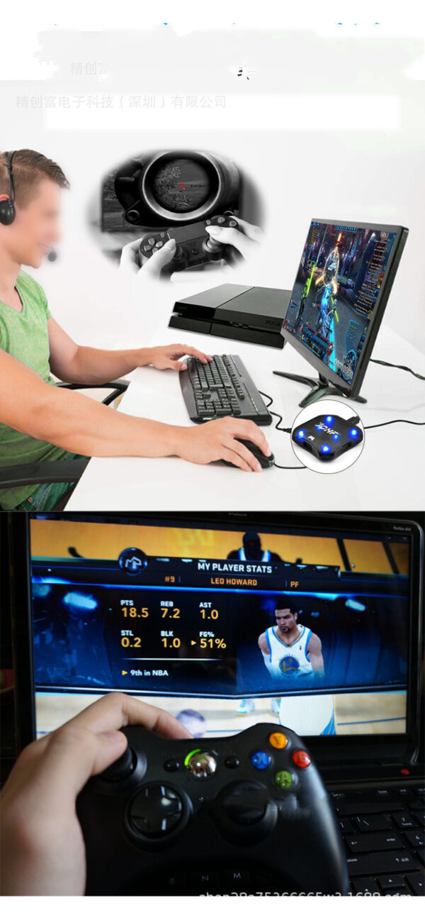 Gamepad keyboard and mouse converter throne eat chicken - Imagen 4