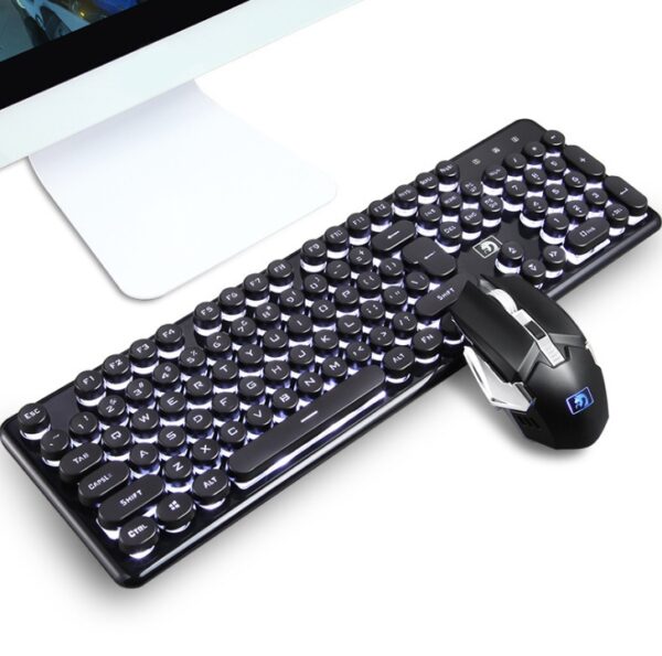 Wireless charging light gaming keyboard and mouse set mechanical feel - Imagen 5