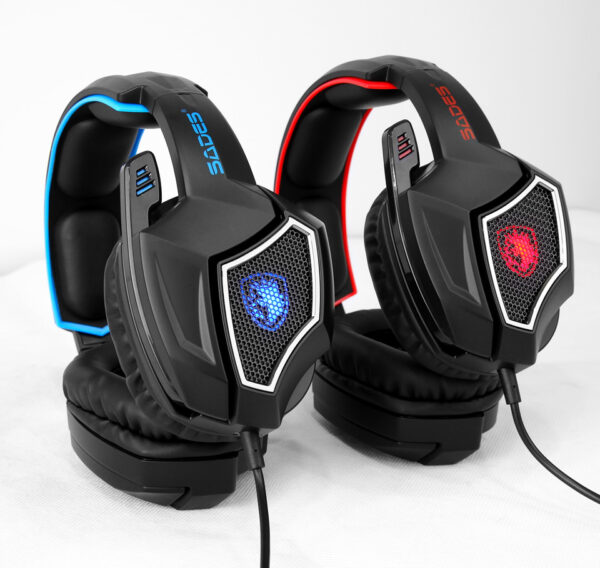 Computer headset kit 7.1 sound with reflective microphone - Imagen 2
