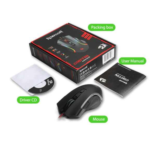 Mouse/Ratón Alambrico | Red Dragon M607 - Imagen 2