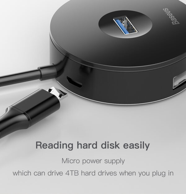 hub notebook usb adapter hub round box - Imagen 2