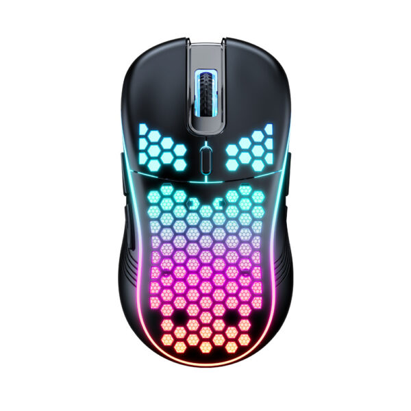 SA-1 Dual Mode Honeycomb Shell RGB Wireless Bluetooth Computer Gaming Mouse - Imagen 2