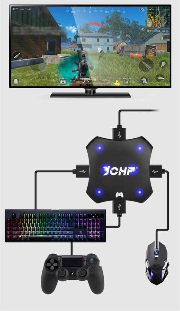 Gamepad keyboard and mouse converter throne eat chicken - Imagen 3