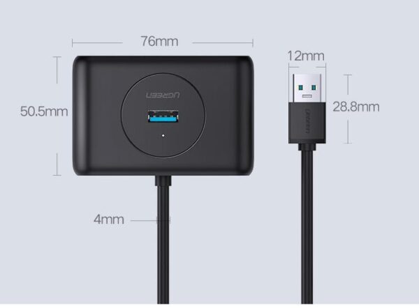 Usb Extender 30 Set Cable Seperater One Drag Four Multi-function Length Expansion Dock - Imagen 8