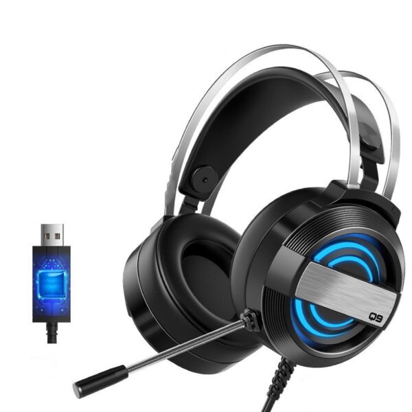 Head-mounted wired Bluetooth gaming headset - Imagen 4
