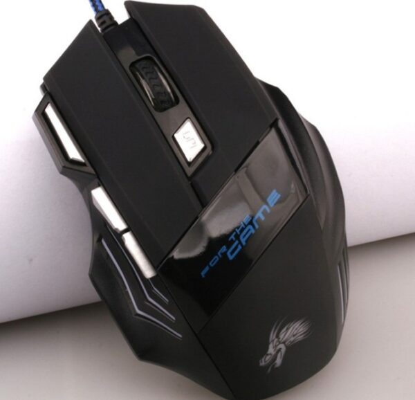 Professional Wired Gaming Mouse 5500DPI Adjustable 7 Buttons - Imagen 2