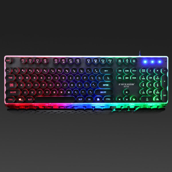 Glowing wired keyboard gaming computer USB - Imagen 4