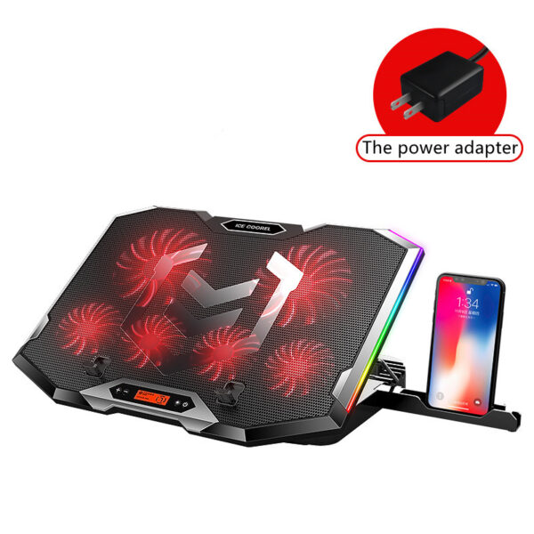 Notebook Computer Fan Radiator Base Silent Cooling - Imagen 8