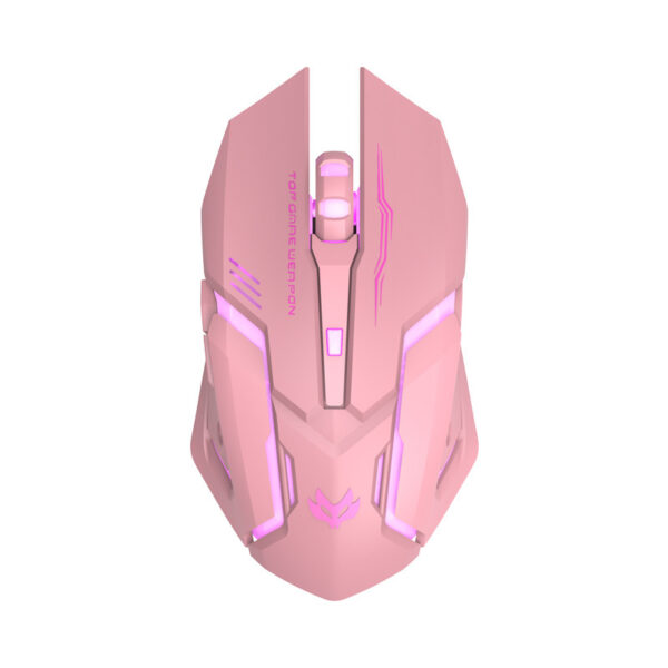 Wireless Charging Silent Gaming Mouse Machinery - Imagen 2