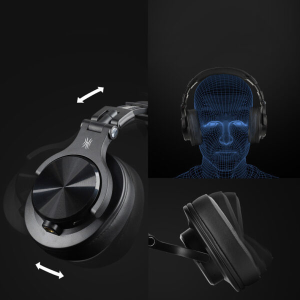 Head-mounted wireless bluetooth monitor headset - Imagen 5