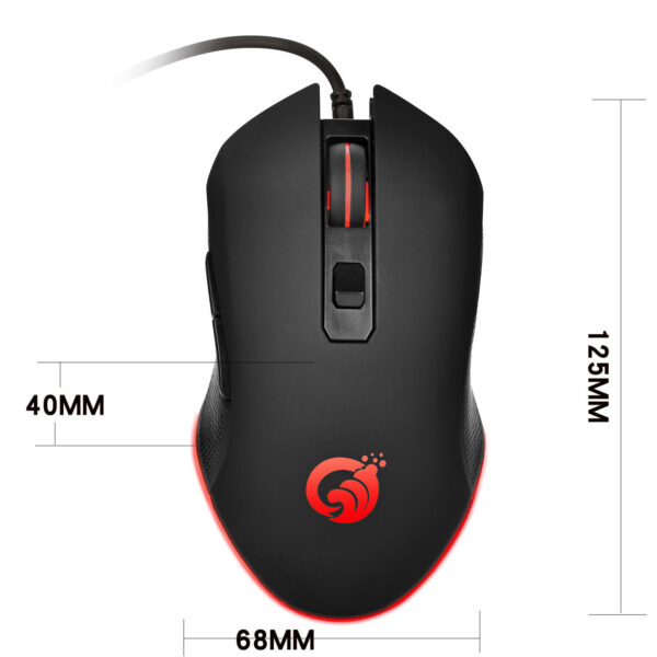Wired gaming mouse glows - Imagen 6