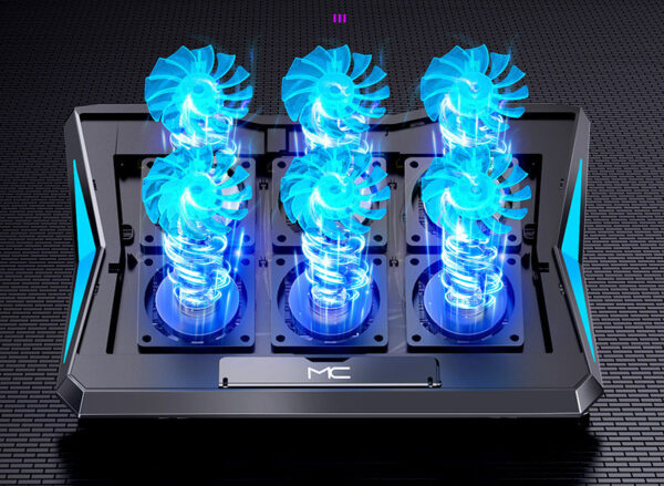 Laptop Radiator Foldable Desktop Cooling Base - Imagen 3