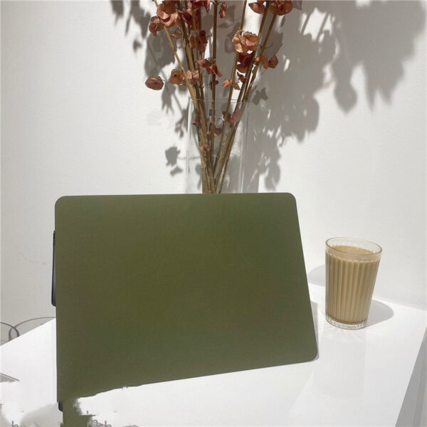 MacBook Notebook Protective Shell Quicksand Army Green - Imagen 4