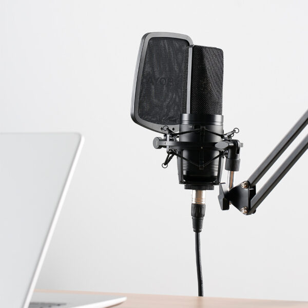 Condenser microphone large diaphragm K song computer - Imagen 3