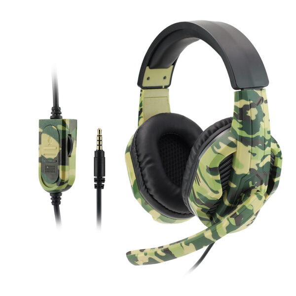 Fashion Wired Gaming Camouflage Headset - Imagen 5