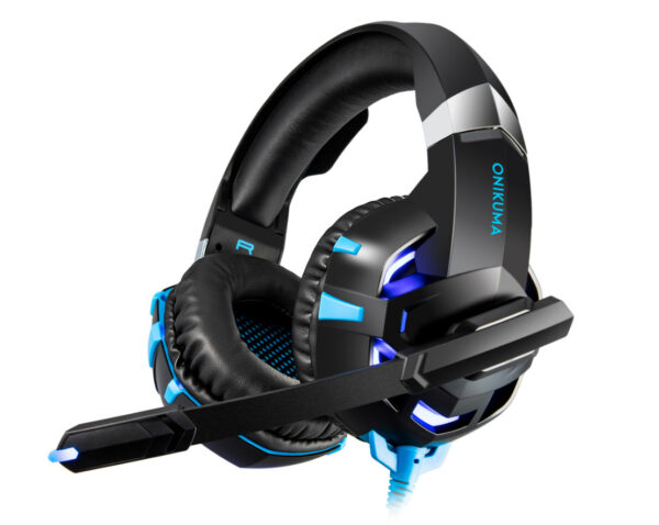 K2PRO headset gaming headset glowing computer PS4 wired headset - Imagen 3