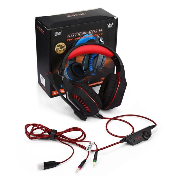 Computer Gaming Headset Headset E-sports Headset with Microphone Microphone - Imagen 4