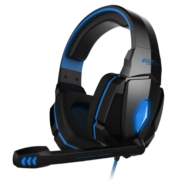 Head-mounted Gaming Computer Gaming Headset Anti-noise Band Microphone - Imagen 4