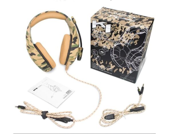 Destruction Camouflage Gaming Headset - Imagen 4